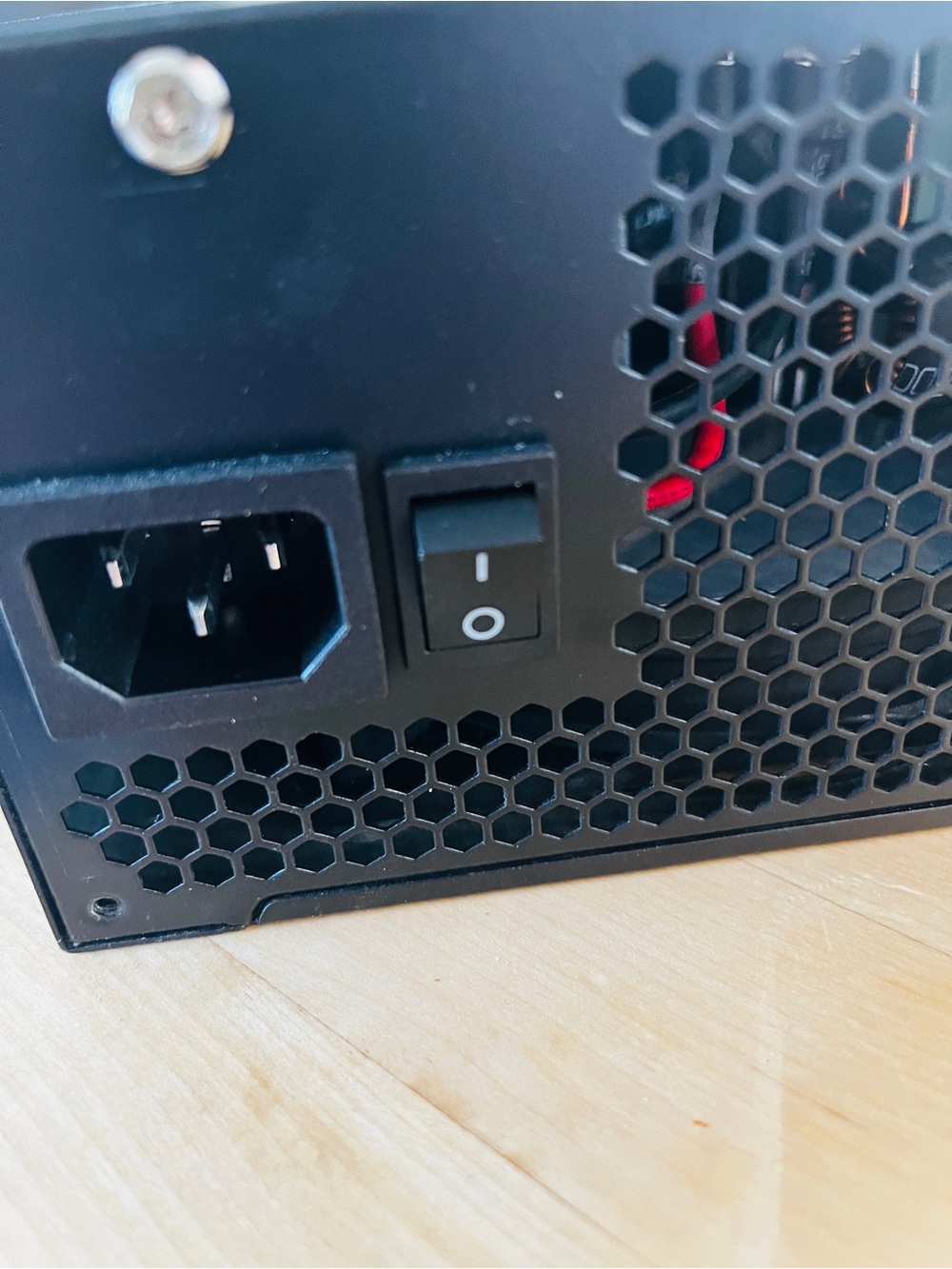 EVGA 600Watt Black Desktop Power Supply with IEC Inlet and Rocker Switch